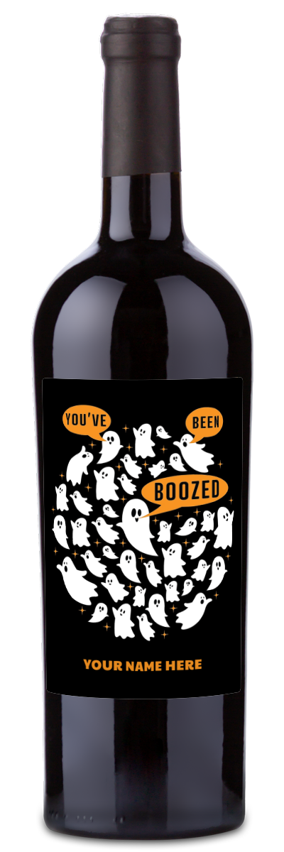 Custom Halloween Wine