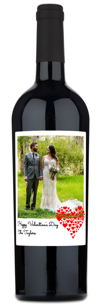Valentine's Day Photo - Personalized Wine