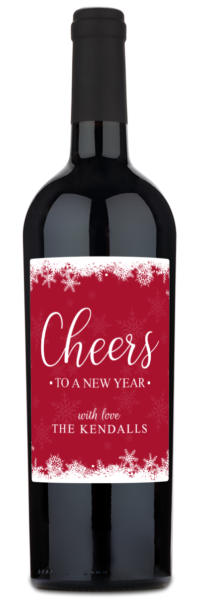 Cheers to a New Year - Personalized Wine