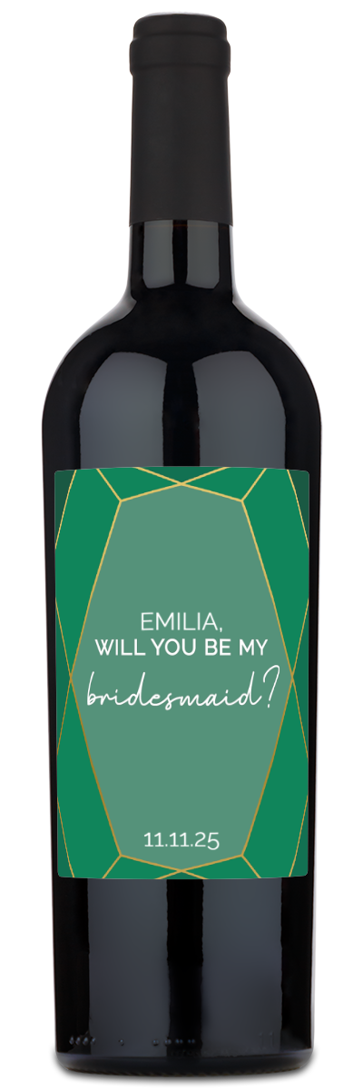 Will You Be My Bridesmaid? - Personalized Wine