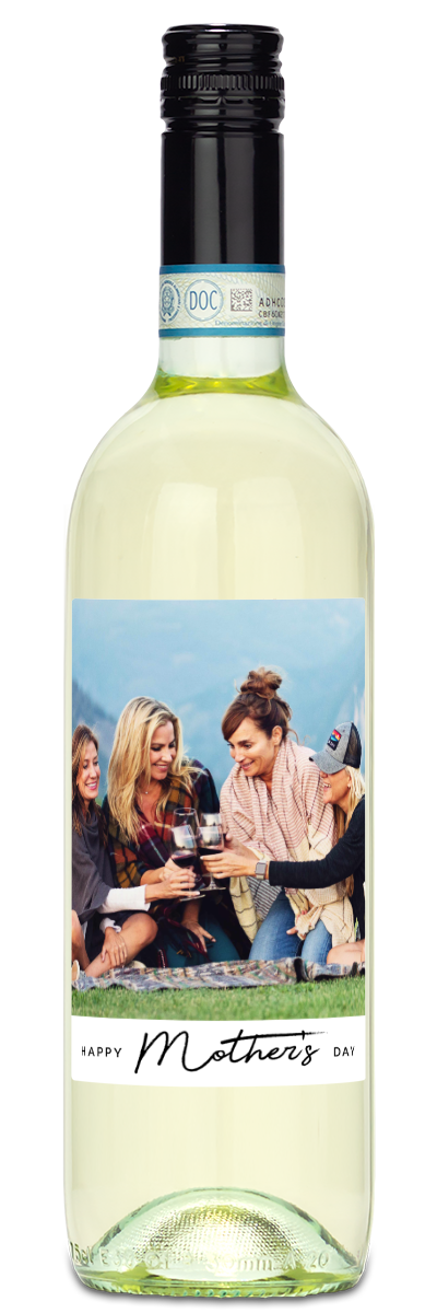 Happy Mother's Day Photo - Personalized Wine