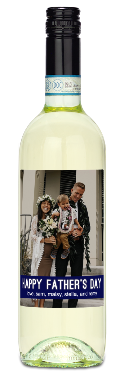 Happy Father's Day Banner - Personalized Wine