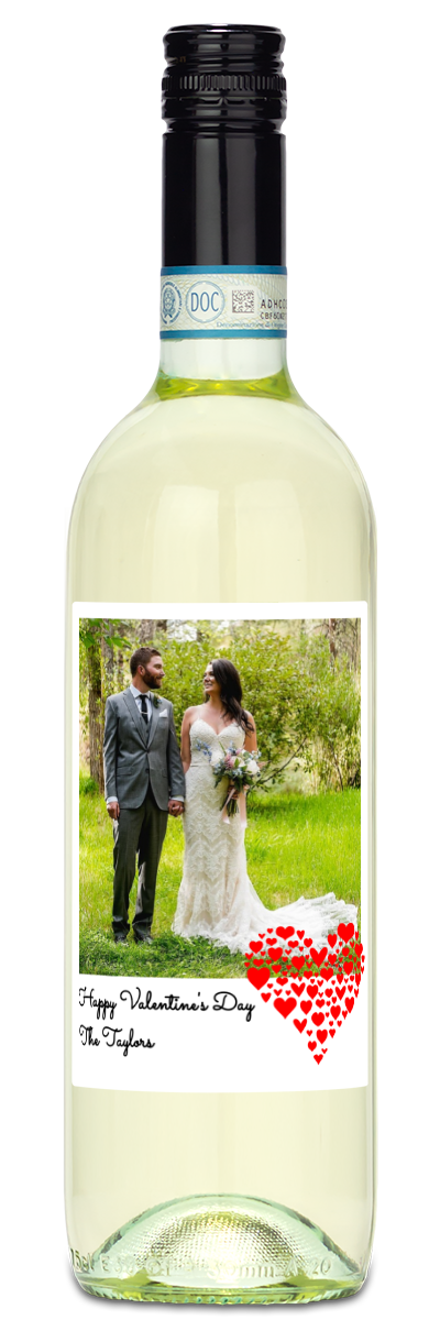 Valentine's Day Photo - Personalized Wine