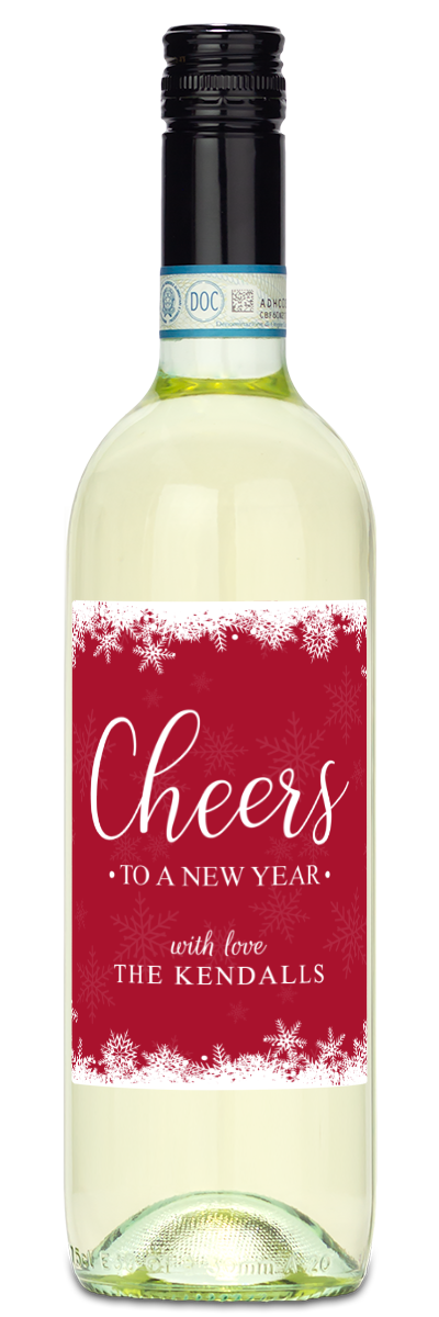 Cheers to a New Year - Personalized Wine