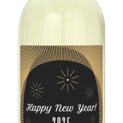 New Year Gold Radiant - Personalized Wine