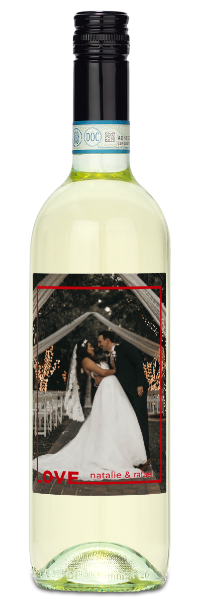 Love Frame Photo - Personalized Wine