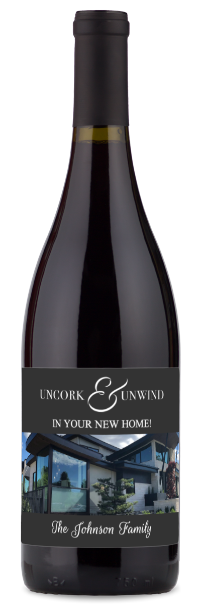 Uncork & Unwind - Personalized Housewarming Wine