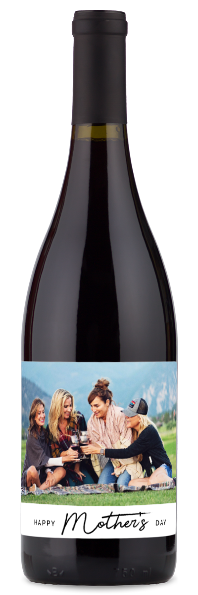 Happy Mother's Day Photo - Personalized Wine