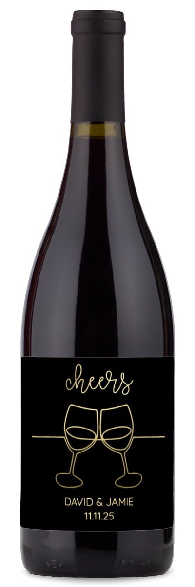 Cheers Flutes - Personalized Wine