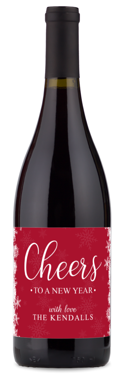 Cheers to a New Year - Personalized Wine