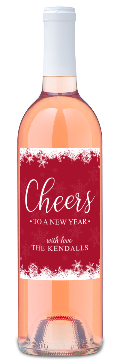 Cheers to a New Year - Personalized Wine