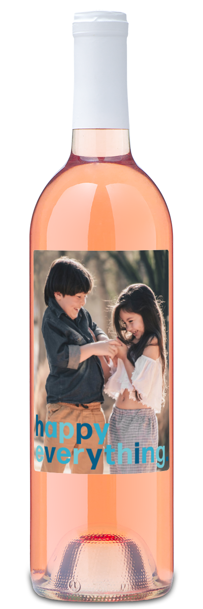Happy Everything Label - Custom Holiday Wine