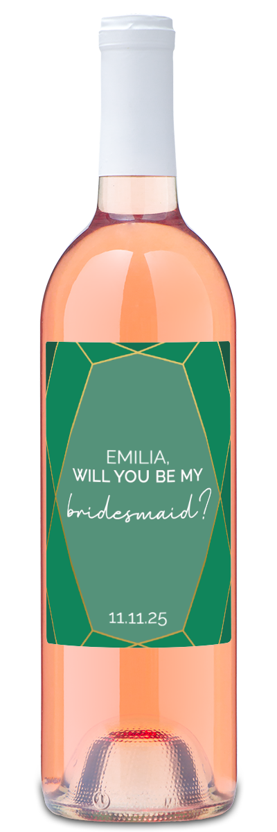 Will You Be My Bridesmaid? - Personalized Wine