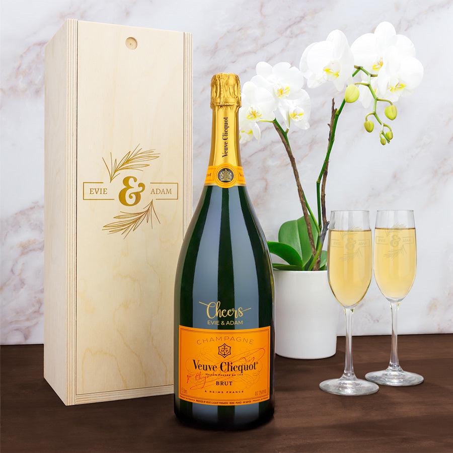 Custom Engraved Champagne Flute