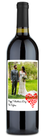Valentine's Day Photo - Personalized Wine