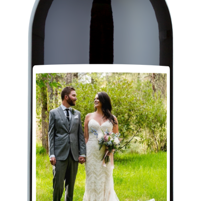 Valentine's Day Photo - Personalized Wine