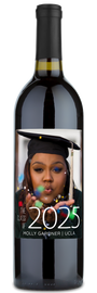 Class of Graduation Year Photo - Personalized Wine