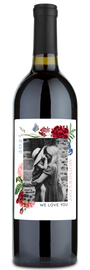 Floral Mother's Day Photo - Personalized Wine