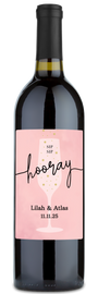 Sip Sip Hooray Congratulations - Personalized Wine