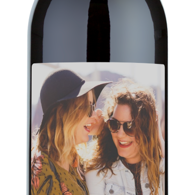 Bridesmaid Photo Label - Personalized Wine