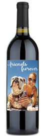 Furever Friends Photo Label- Personalized Wine