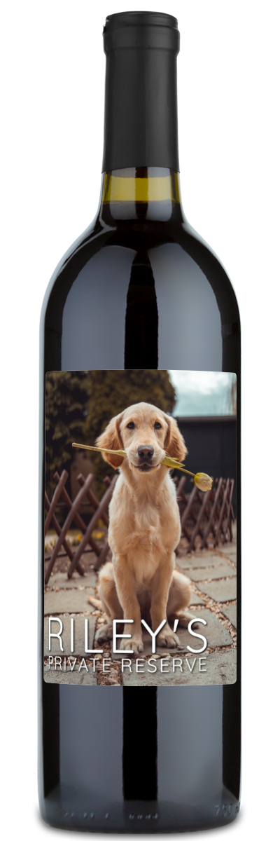 Pet Private Reserve Label - Personalized Wine