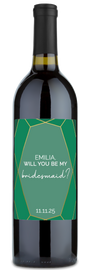 Will You Be My Bridesmaid? - Personalized Wine