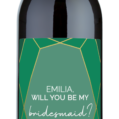 Will You Be My Bridesmaid? - Personalized Wine