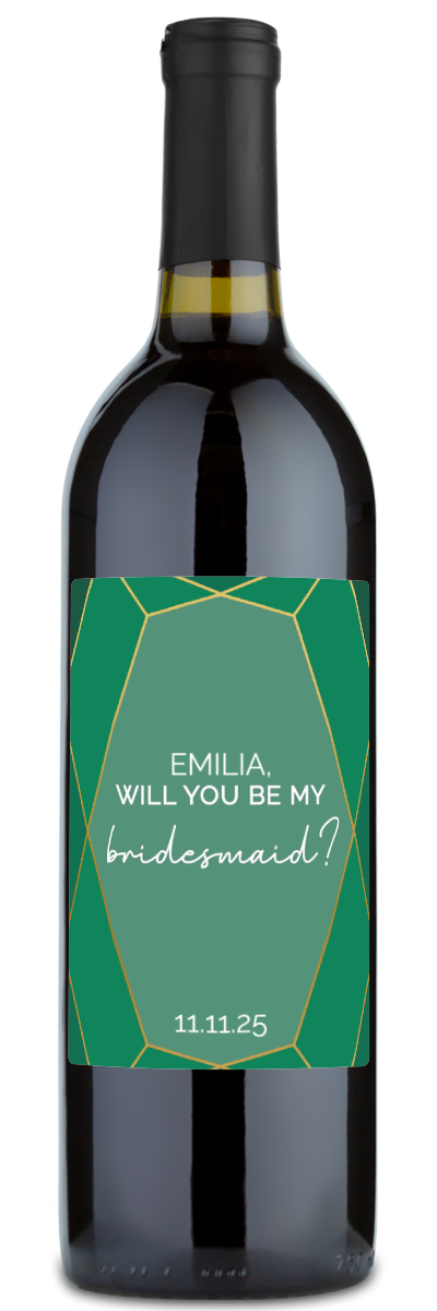 Will You Be My Bridesmaid? - Personalized Wine