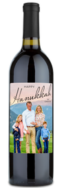 Hanukkah Photo Label - Custom Holiday Wine