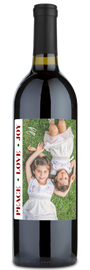 Peace Love Joy Photo - Custom Holiday Wine