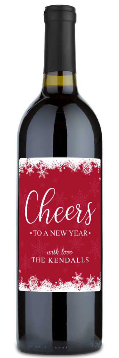 Cheers to a New Year - Personalized Wine