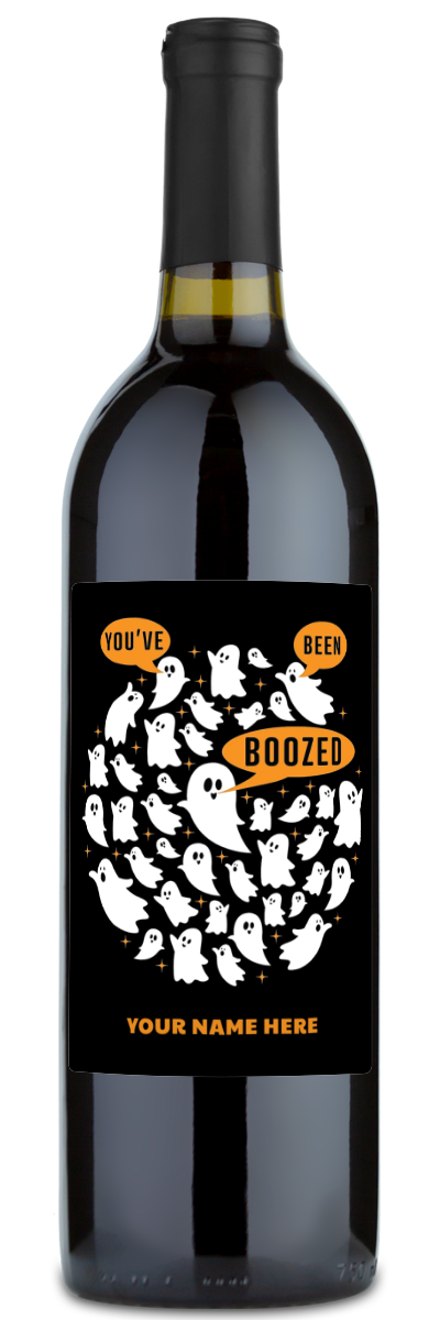 Custom Halloween Wine