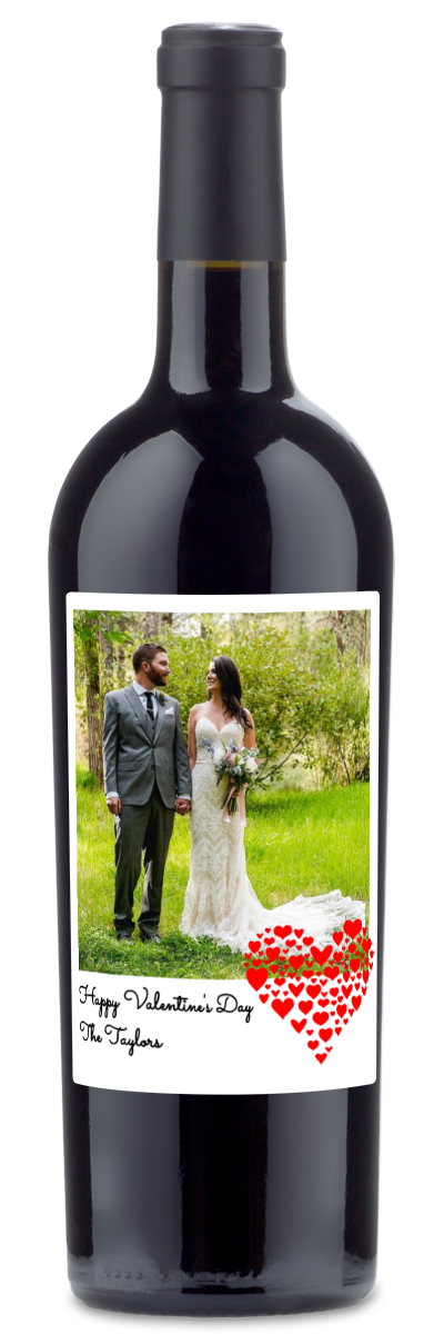 Valentine's Day Photo - Personalized Wine