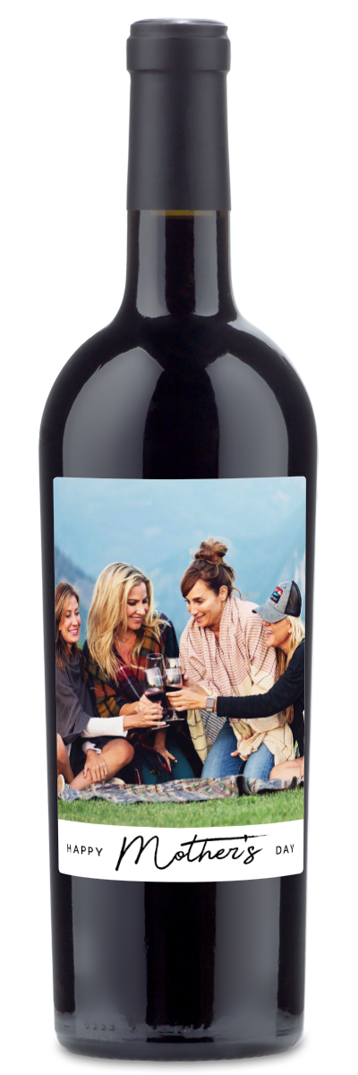 Happy Mother's Day Photo - Personalized Wine