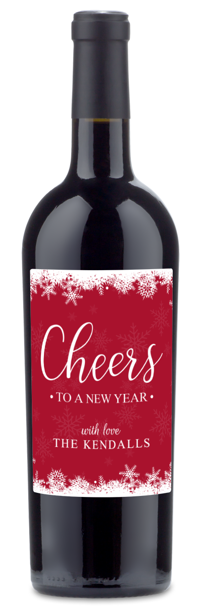 Cheers to a New Year - Personalized Wine