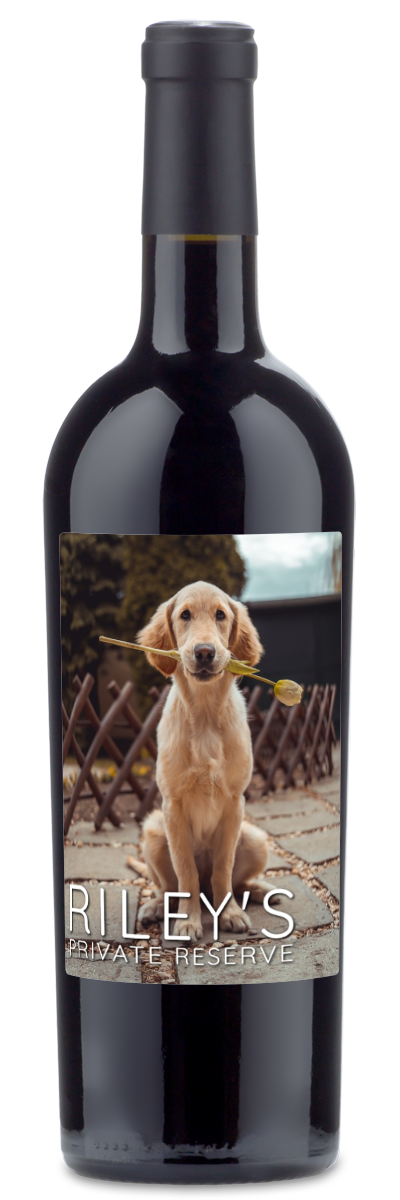 Pet Private Reserve Label - Personalized Wine