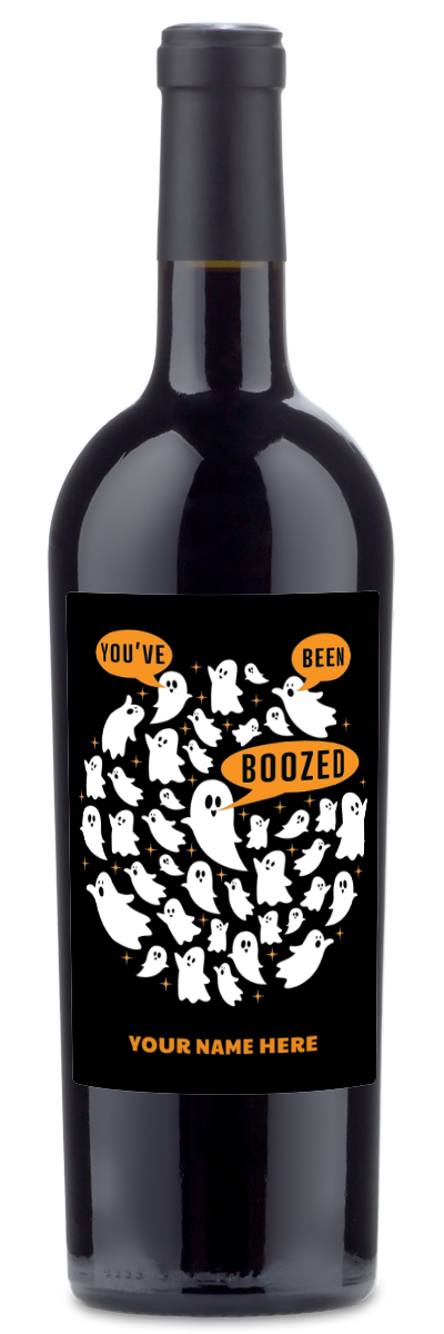Custom Halloween Wine